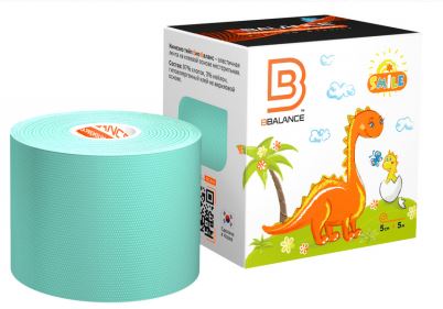 Кинезио тейп 5см5м мята BB.